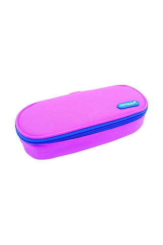 Oval Kalem Kutu Geniş Hacimli Pembe
