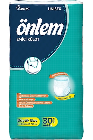 Önlem Emici Külot Hasta Bezi Large Büyük 120 Adet