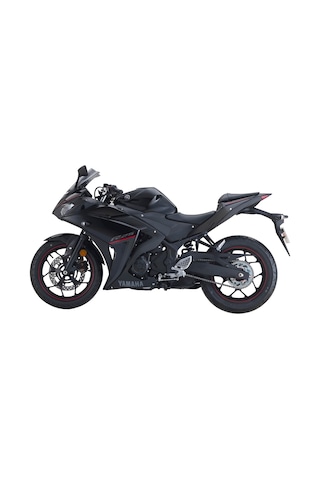 2018 Yamaha YZF R25 Siyah Sağ Yan Grenaj Sticker Etiket Modeli