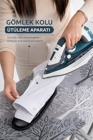 Perilla 9995 Iron Kol Ütüleme Aparatlı Ütü Masası 41 148 Cm Diğer