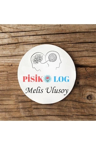 Pisikologlara Özel Mdf İkili Bardak Altlığı