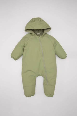 Defacto Erkek Bebek Su İtici Kapüşonlu Fermuarlı Tulum Mont C7762a525aukh271 Haki