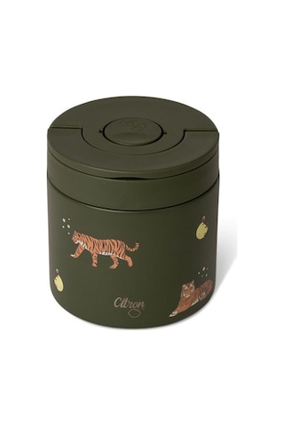 Citron Vakumlu Paslanmaz Çelik Yemek Termosu 350 Ml - Tiger Siyah