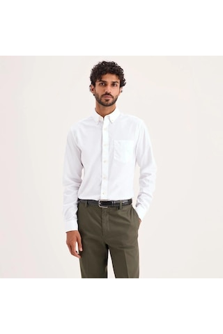 Dockers Signature Defender Shirt Erkek Gömlek A693200080 Beyaz