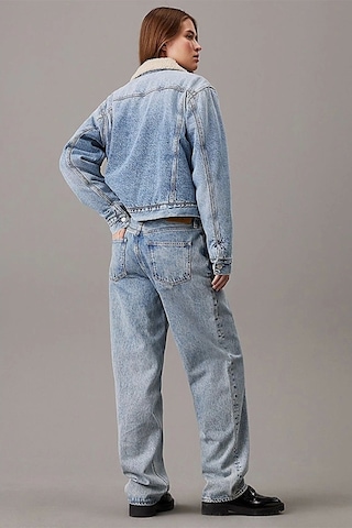 Regular Sherpa Denım Jacket Denım Mavi