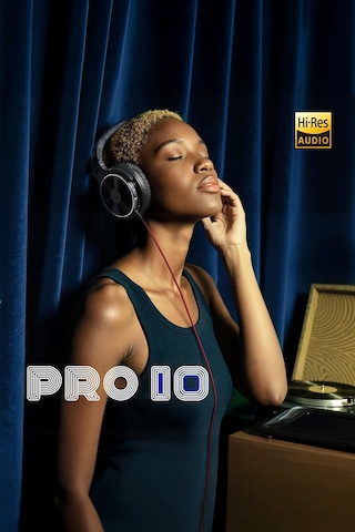Pro 10 Yüksek Çözünürlüklü Hi-res Stüdyo Kayıt Ve Miksaj Dj Stereo Kablolu Kulak Üstü Kulaklık