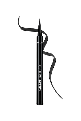 Avon Graphic Liner Keskin Uçlu Likit Eyeliner Charcoal