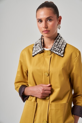 Oe26kz1038 Omelya Ceket Hardal Sarı