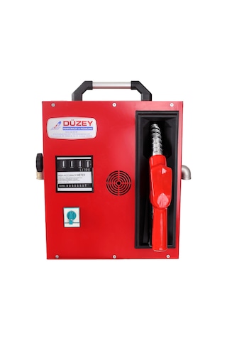 Düzey 220 Volt 1'' Sayaçlı Kapaklı Tip Otomatik Mazot Aktarma Tabanca + Sayaç + Pompa + Hortum