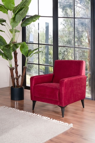 Linda Berjer Yüksek Ayaklı Bordo Bordo