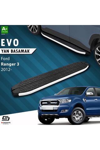 S-dizayn Ford Ranger 3 Evo Aluminyum Yan Basamak 203 Cm 2012 Üzeri