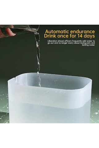 Jıalan Ultra Sessiz Kedi Su Çeşmesi Filtre Akıllı Otomatik Pet