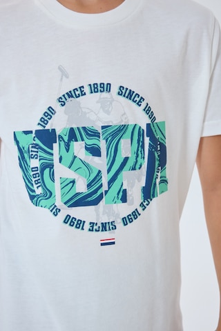 U.S. Polo Assn. Beyaz Erkek Çocuk Pijama Takımı