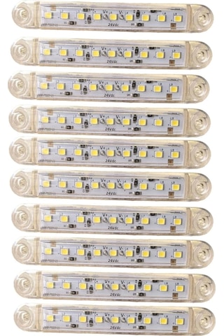 9 Ledli 10 Adet Parmak Led Beyaz
