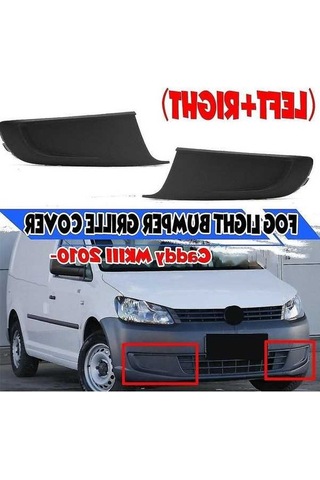 Besthome1 2010+ Touran Caddy Mk Iıı İçin Siyah Abs Ön Sisli Farklı Izgara Kapağı Çift