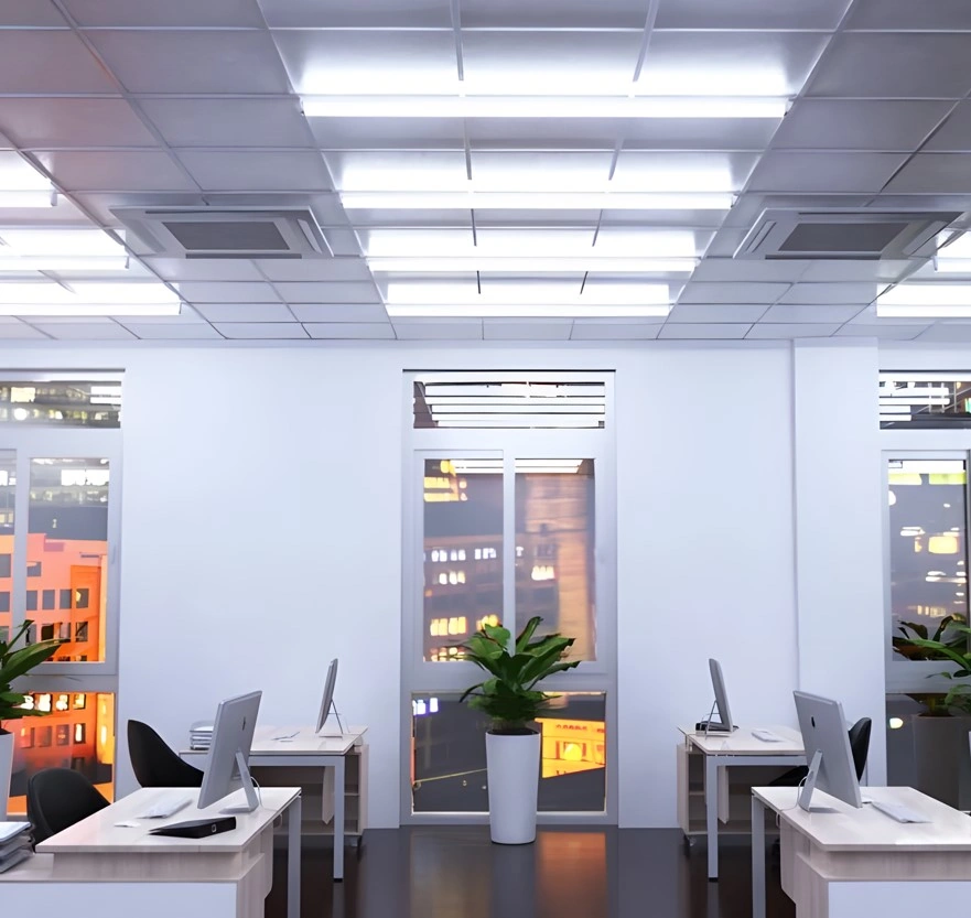 Kfl150 Ledli Yatay Bant Armatür 54w / 5450 Lm / 6500k Beyaz / 120 Cm Beyaz