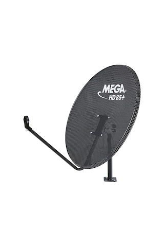 Delikli Çanak Anten 85cm Siyah Mega