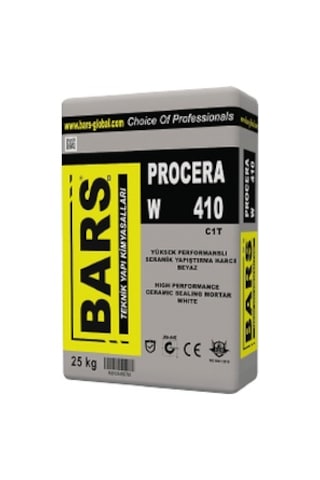 Bars Beyaz Seramik Yapıştırma Harcı 25 Kg.
