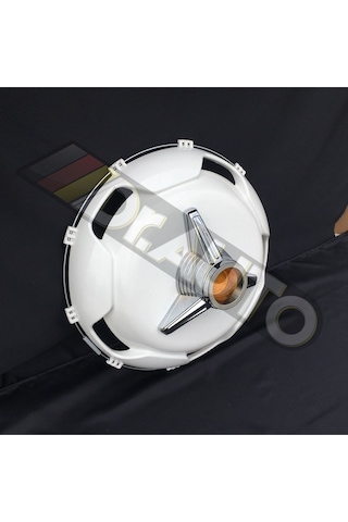 22.5 İnç Orta Boy Sarı Fırfırlı Jant Kapağı 4'lü Takım