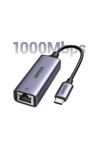 Ugreen Usb Type-c To Ethernet Rj45 Dnüştürücü Adaptör, 50737