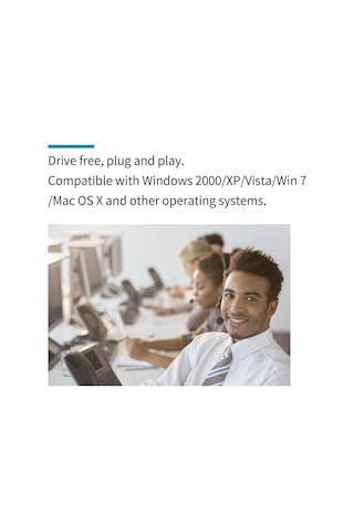 Xindoker Usb Tek Kulaklı Müşteri Hizmeti Kulaklığı - Gürültü Engelleme Mikrofon, Ses Kontrol Tuşu, 300 Derece Dönebilen Mikrofon, Plug & Play, Siyah