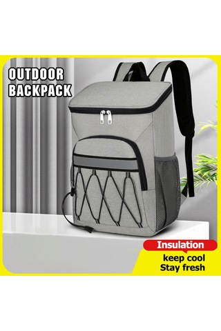 Geeroyoo Siyah Oxford Kumaş Isı Saklama Çanta, 30l Büyük Kapasite, Su Geçirmez, Piknik Ve Outdoor Aktivitelere İdeal Siyah