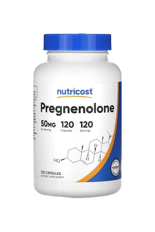 Nutricost Pregnenolone Brain & Cognitive 50 Mg 120 Capsules