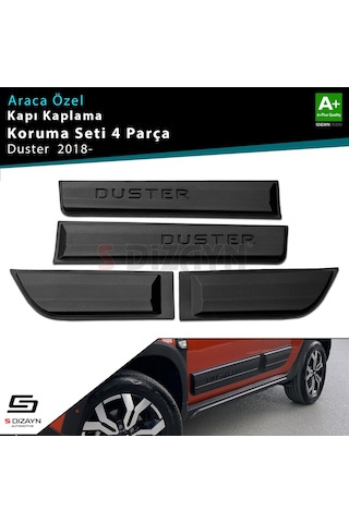 S-dizayn Dacia Duster 2 Kapı Koruma Seti 4 Prç 2018-2023 A+ Kalite