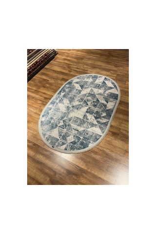 Lootus L004b Krem-mavi Halı