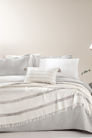 Yataş Bedding Nola Çift Kişilik Infinity Çeyiz Seti - Gri