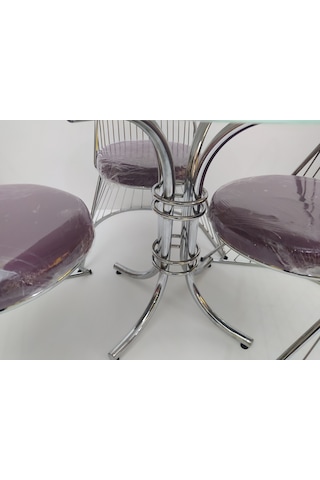 Bengimobilya Masa Tel Sandalye Model Takım Metal Transmisyon Çelik Nikelaj Aya (429302158)