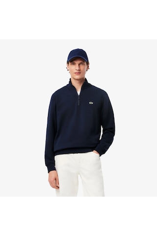 Lacoste Sh9774 Erkek Sweatshirt Lacivert