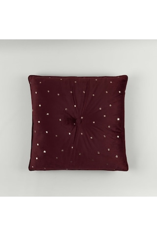 Linens Missy 45x45 Cm Kırlent Bordo Bordo