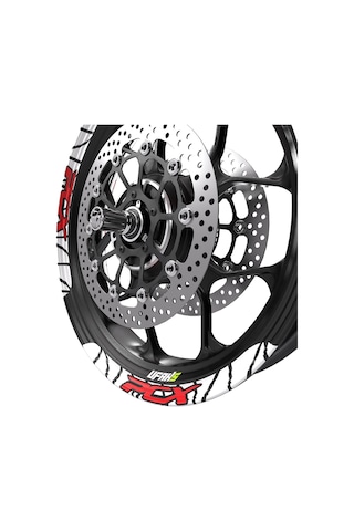 Honda Pcx Tasarımlı Jant Şeridi Kırmızı