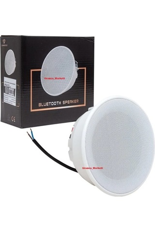 Bluetooth Alçıpan Tavan Hoparlör 12 Cm-220 Volt İle Direk Çalışır