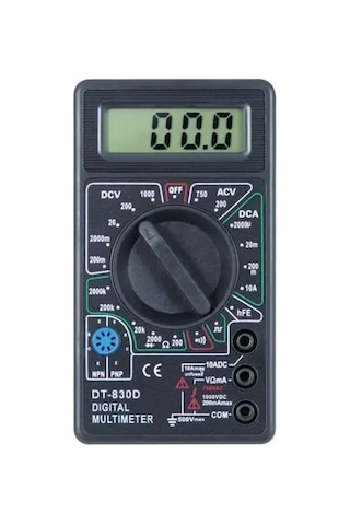 Hubrendy Sh Powermaster Dt-830d Dijital Akım Voltaj Direnç Ölçer Multimetre Ölçü Aleti