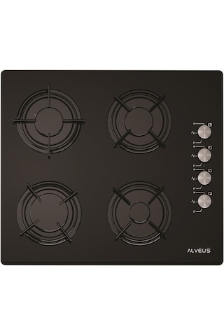 Alveus Emirgan ALV MFA 614 - ALV GLS 640 Siyah Ankastre Set