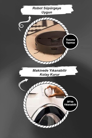 Gri Kaymaz Tabanlı Kaşık Desenli Mutfak Halısı Yolluk Vh114, Gri, 80 X 250 Çok Renkli