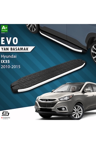 S-dizayn Hyundai Ix-35 Evo Aluminyum Yan Basamak 173 Cm 2010-2015