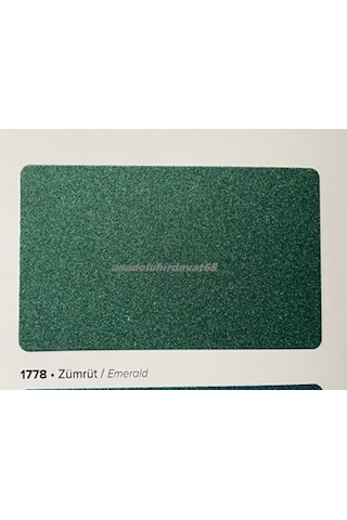 Permo Metalik Zümrüt Yeşil Çelik Kapı Boyası Metal Ferforje Boyası 1kg