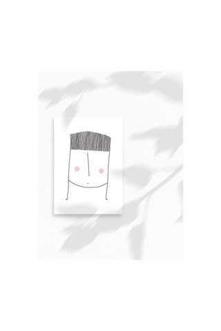 Erkek İllüstrasyon Baskılı A3 Duvar Posteri-2549