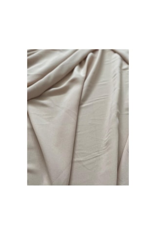 En150 X100 Bej Krep Kumaş Elbise, Etek, Ferace, Tunik, Pardösü, Pantolon, Yelek, Takım, Ceket