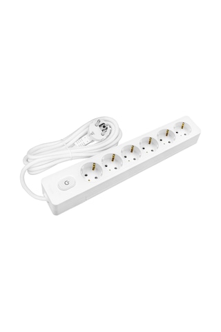 Seldur 6'lü Kablolu Topraklı Anahtarlı Çocuk Korumalı 2 Metre Priz 2 M