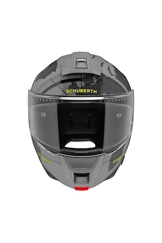 Schuberth C5 Globe Grey Çene Açılır Motosiklet Kaskı Siyah