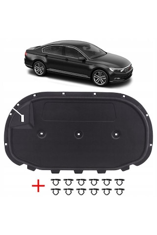 Passat B8 Kaput Izolasyonu Keçesi Klipsli 3g0863831a 2015-2018