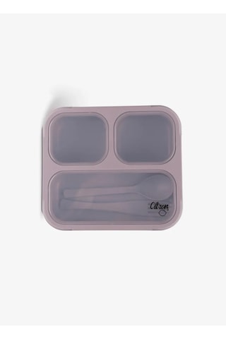 Citron Çatal Ve Kaşıklı Bento Beslenme Kutusu Seti - Purple 1196861 1