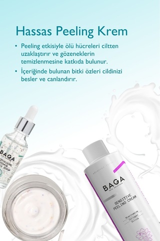 Baga Vitamin Kompleks Krem & Vitamin Kompleks Serum & Hassas Peeling Krem 3'lü Set