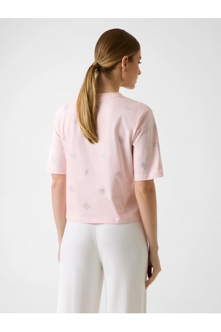 Guess Silvy Boxy Fit Kadın Pembe T-shirt V6gı18k2985-g63m