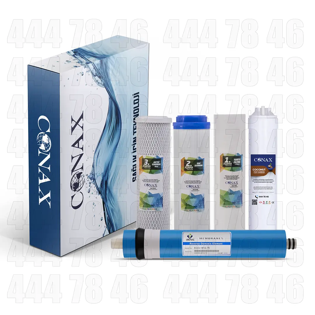 Conax Açık Kasa 5 Aşama Benc Membran  Filtre Seti Conax