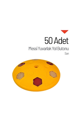 50'li Messi Yuvarlak Yol Butonu Seti-3684